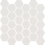 Мозаика Starmosaic Hexagon small белая керамическая 282х272х6 мм матовая