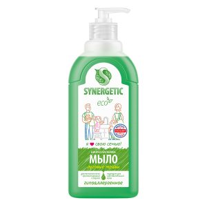 Жидкое мыло Synergetic для рук и тела луговые травы 500 мл