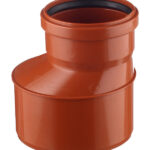 Переходник Ostendorf KGR d160х110 мм пластиковый эксцентрический для наружной канализации (222709)