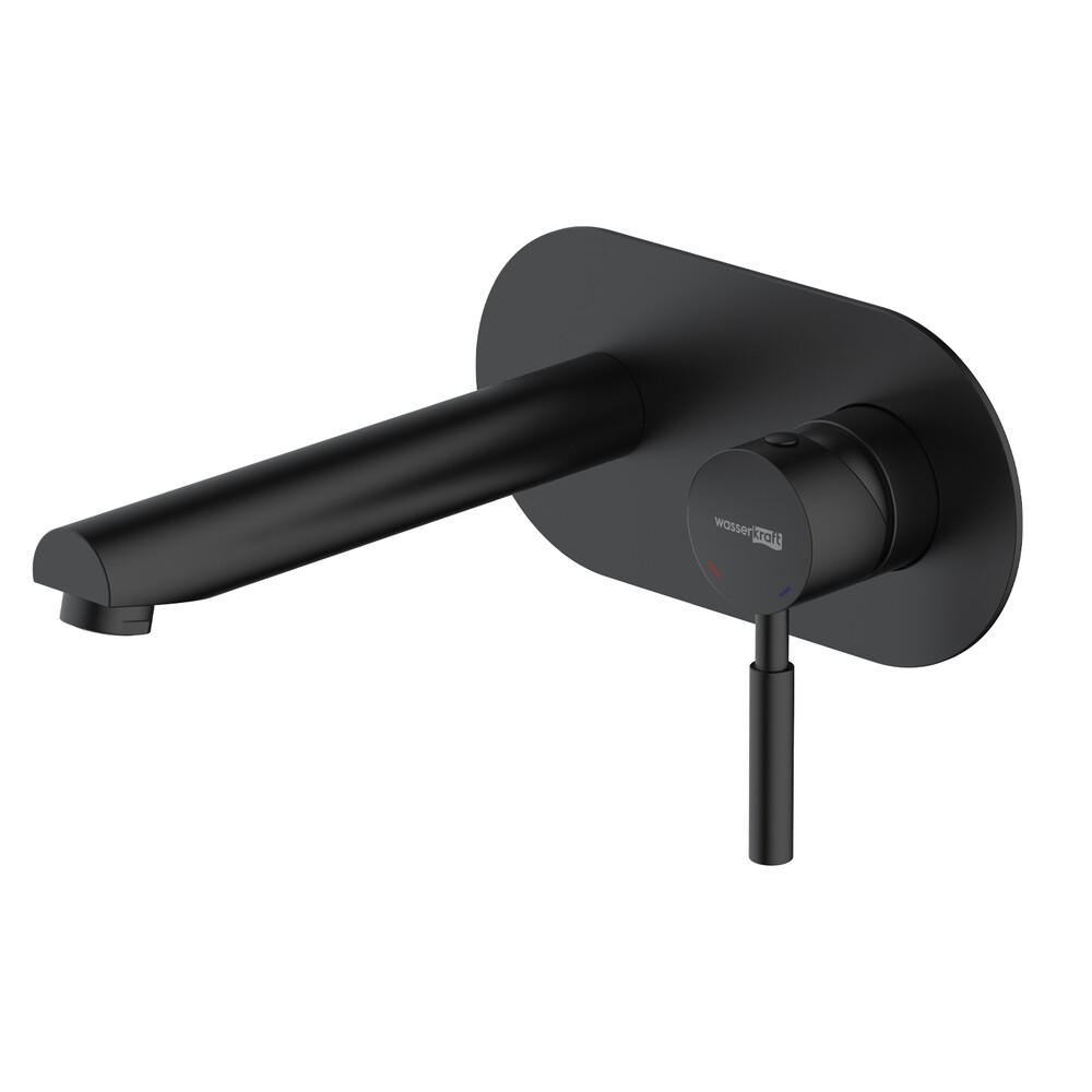original-19749.jpg Смеситель для раковины встраиваемый WasserKraft Gollach черный однорычажный (3330) — изображение 1
