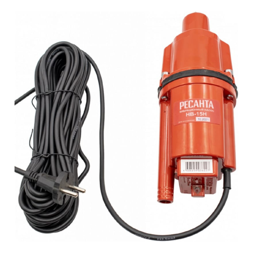 original-19801.jpg Насос вибрационный колодезный Ресанта НВ-15Н для чистой воды 22 л/мин нижний забор (77/8/4) — изображение 1