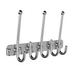 Вешалка для ванной Haiba HB201-5 5 крючков на шуруп нержавеющая сталь хром (540054)