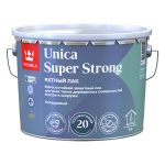Лак алкидно-уретановый яхтный Tikkurila/Tikkivala Unica Super Strong основа EP бесцветный 9 л полуматовый