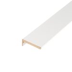 Наличник телескопический Классик Нова 2 70х8х2140 мм ПВХ эмалит белый прямой (1 шт.)