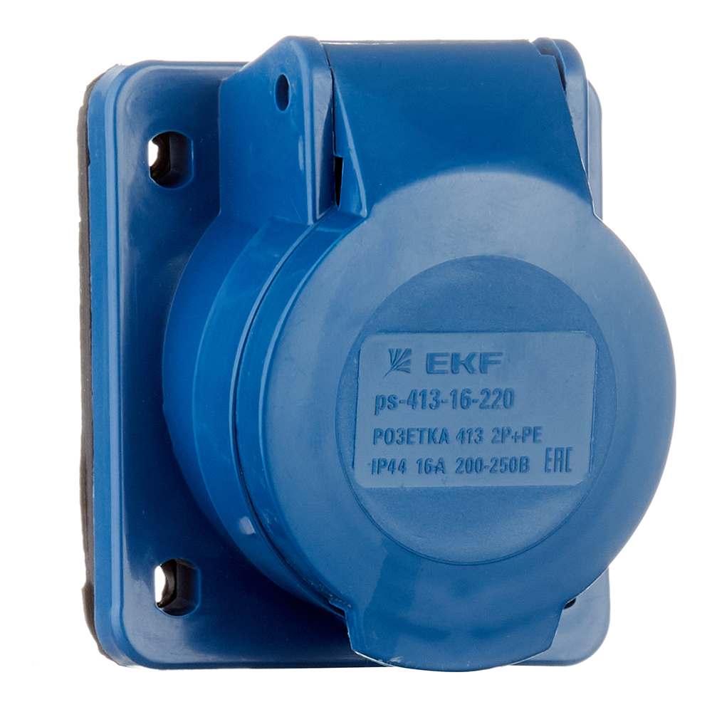 original-20093.jpg Розетка силовая настенная EKF PROxima 2Р+РЕ 16 А 220 В IP44 — изображение 1