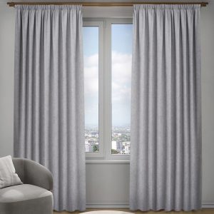 Штора шенилл серая 200х280 см Decofest Сола (153.742)