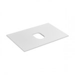 Столешница под раковину 75х46,5х1,6 см белая Aquaton Либерти (1A281003LY010)
