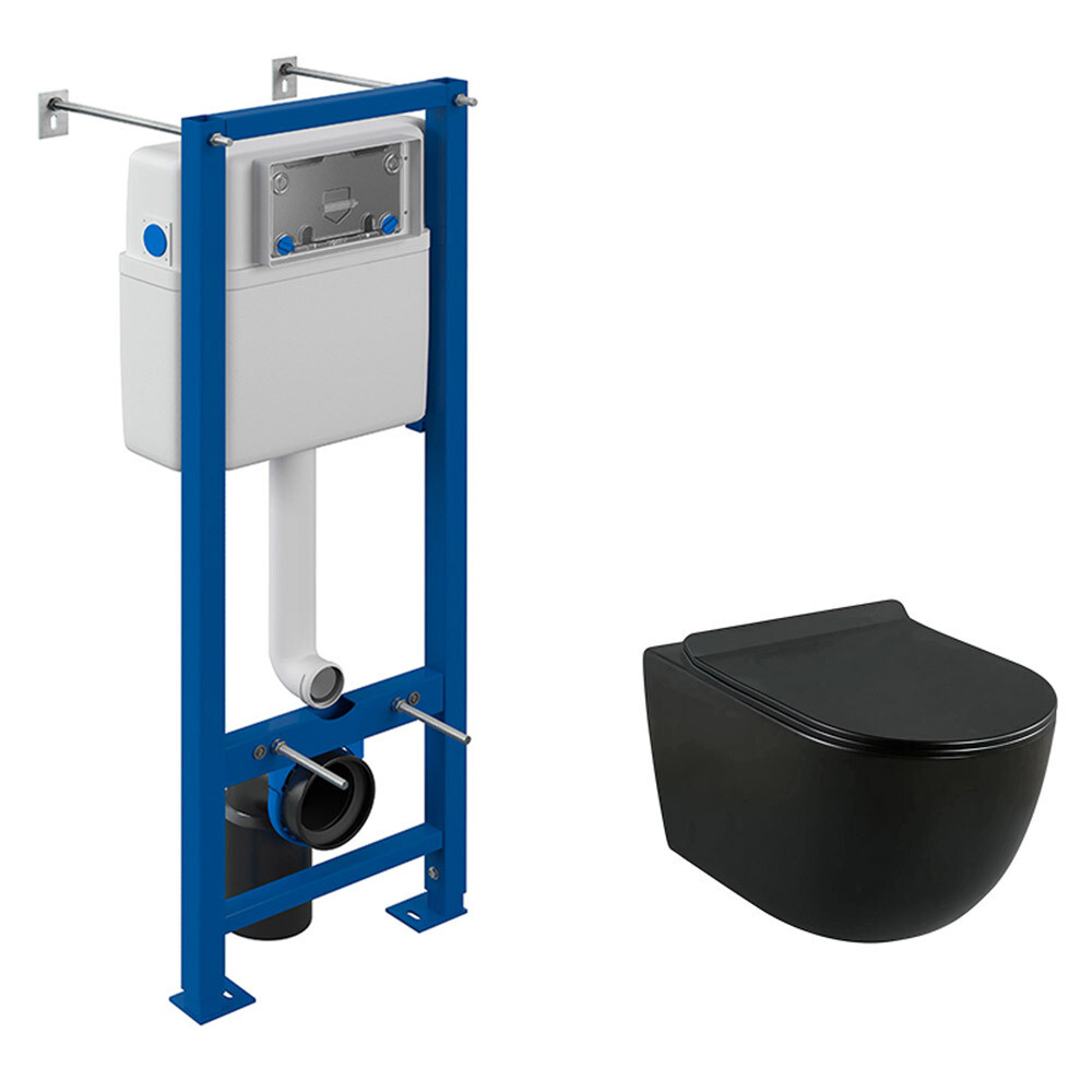 original-20272.jpg Комплект инсталляции Cersanit Vector с унитазом Lavelly Classic Black и сиденьем дюропласт микролифт (S-IN-MZ-VECTOR/1020758) — изображение 1