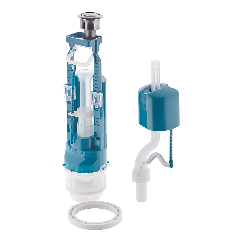 original-20338.jpg Арматура для унитаза Инкоэр нижний подвод 1/2 кнопка пластик хром (5-3-3-4) — изображение 1