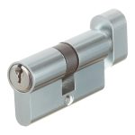 Цилиндр Corsa Deco 60 30х30 мм ключ/вертушка матовый никель