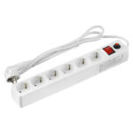 Сетевой фильтр UNIVersal 6 розеток 1,8 м 10 А 2,2 кВт белый (967U-3001)
