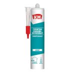 Герметик силикон-акриловый универсальный КМ белый 280 мл