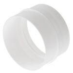 Соединитель для круглых воздуховодов ERA пластиковый d100 мм