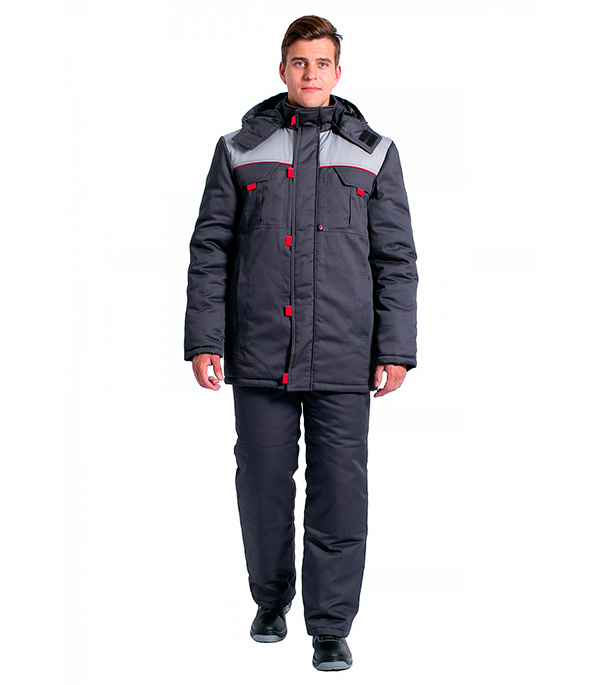 original-20610.jpg Куртка рабочая утепленная Delta Plus Фаворит 56-58 рост 182-188 см серая — изображение 1