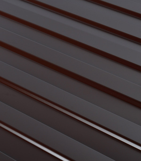 original-20702.jpg Профнастил С8 1,2х2 м 0,33 мм коричневый RAL 8017 — изображение 1