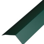 Планка карнизная для металлочерепицы 100х65 мм 2 м зеленая RAL 6005