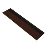 Черепица гибкая коньково-карнизная Шинглас Финская микс красная 12/20 пог.м