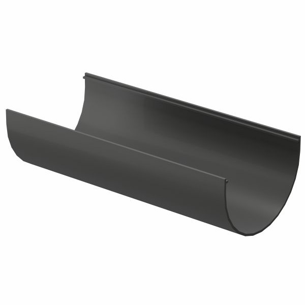 original-20977.jpg Желоб водосточный Docke Premium пластиковый d120 мм 3 м графитовый серый RAL 7024 — изображение 1