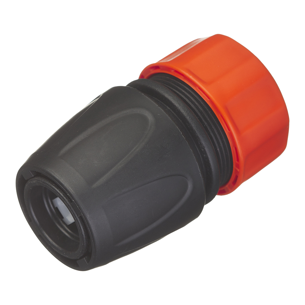 original-21015.jpg Соединитель 3/4 для поливочного шланга Amigo пластиковый с аквастопом (74013) — изображение 1