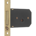 Замок врезной Palladium 0156F PB универсальный латунь 5 ключей