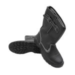 Сапоги из искусственной кожи с защитным подноском и стелькой размер 45 черные Мистраль SJ970 (141055)