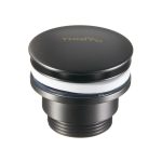 Донный клапан Tokito клик-клак 1 1/4 графит (TOK-SHI-64GM)