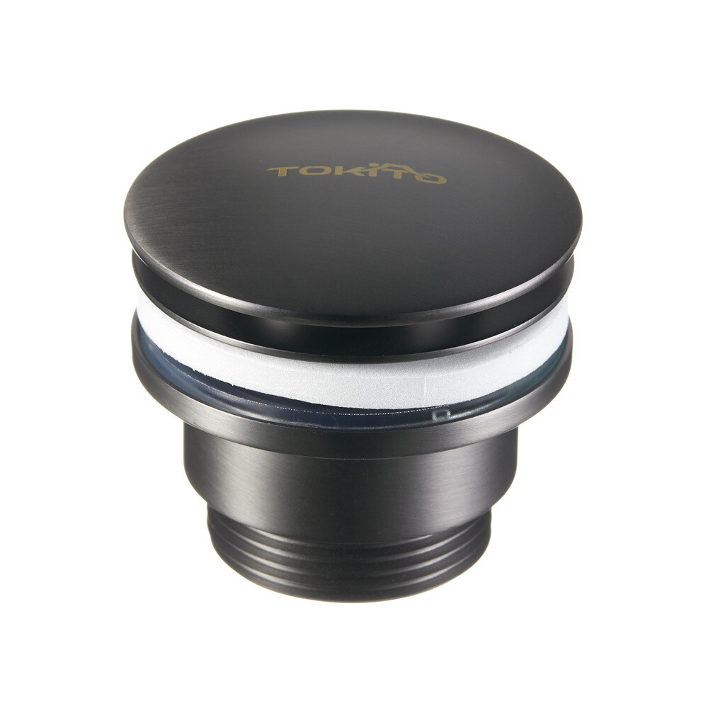 original-21275.jpg Донный клапан Tokito клик-клак 1 1/4 графит (TOK-SHI-64GM) — изображение 1