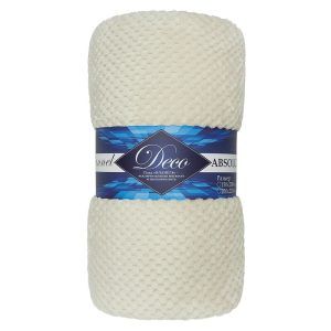 Плед 150х200 см TexRepublic Жаккард микрофибра шампань