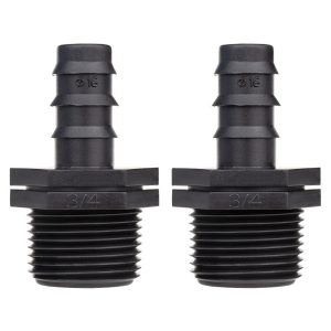 Соединитель для капельной трубки 16 мм 3/4 MasterProf пластиковый (2 шт.) (ДС.070722)