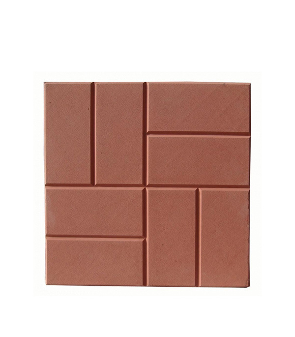 original-21596.jpg Плитка тротуарная 8 кирпичей 400х400х50 мм красная — изображение 1