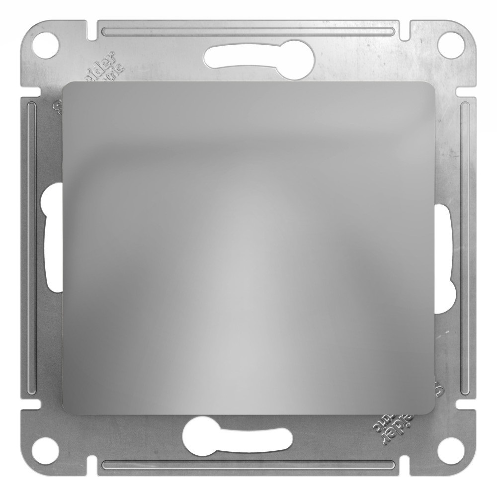 original-21802.jpg Вывод кабеля Systeme Electric Glossa встраиваемый алюминий (GSL000399) — изображение 1