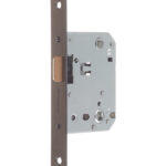 Замок врезной Palladium 470 AB для межкомнатной двери под фиксатор античная бронза