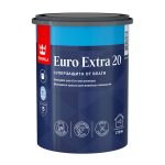 Краска моющаяся Tikkurila/Tikkivala Euro Extra 20 база С бесцветная 0,9 л