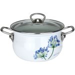 Кастрюля Магнитогорская эмаль Укроп 3 л эмалированная сталь (055039)