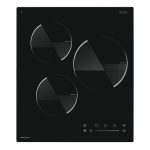 Варочная панель индукционная Krona Ombra 45 3 конфорки черная