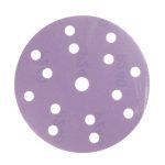 Диск шлифовальный КМ Purple d150 мм P240 на липучку бумажная основа (5 шт.)