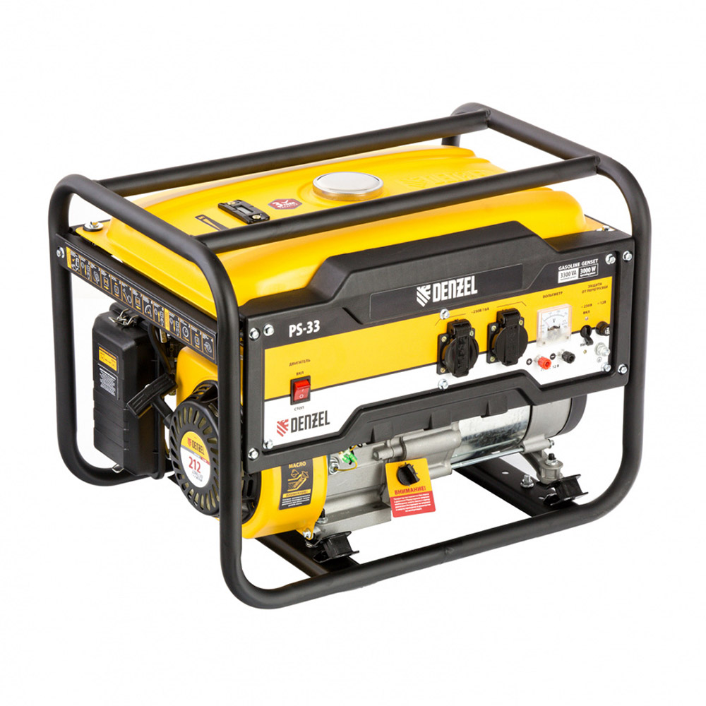 original-22283.jpg Генератор бензиновый Denzel PS 33 3 кВт (946834) — изображение 1