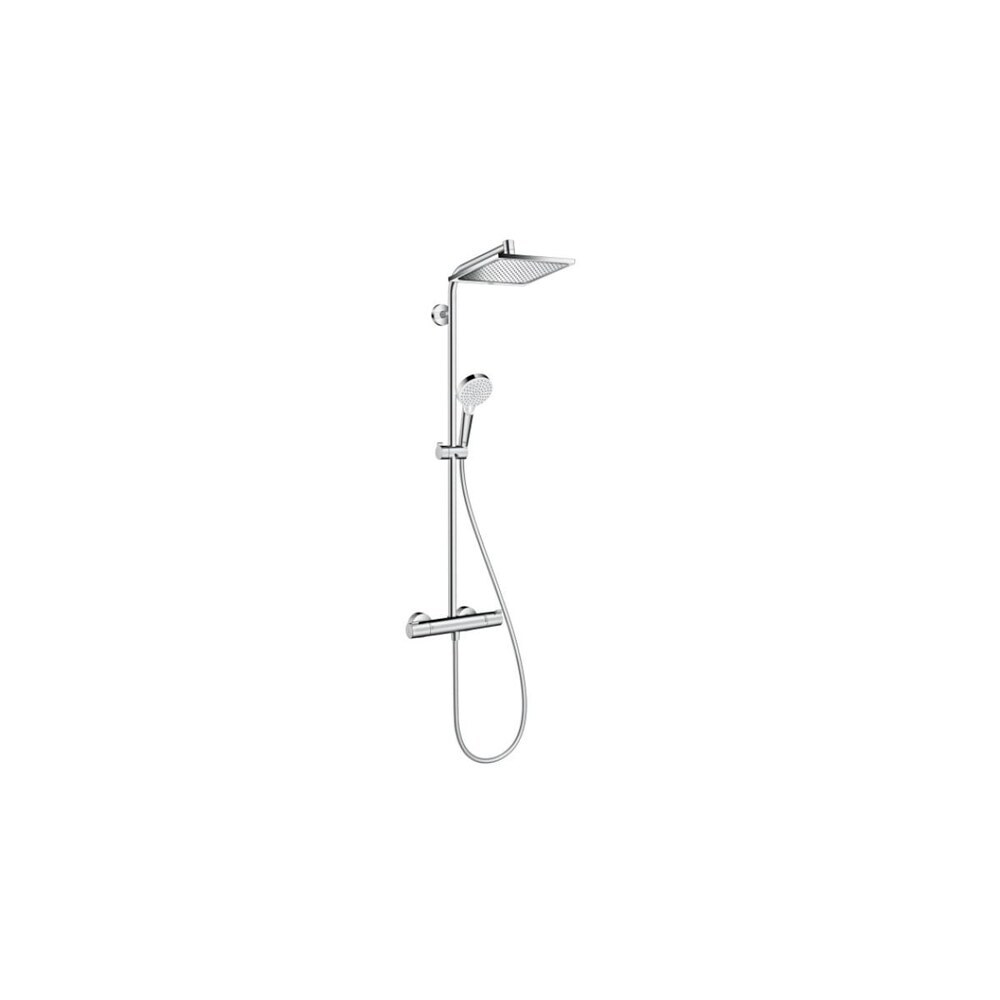 original-22504.jpg Душевая система Hansgrohe Crometta с верхним душем с лейкой с термостатом хром (27271000) — изображение 1