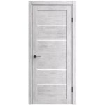 Дверь межкомнатная Флора-2 700х2000 мм ПВХ nordic grey oak со стеклом