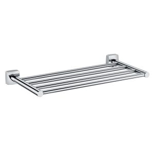 Полотенцедержатель Fixsen Kvadro 400 мм на шуруп металл хром (61316)