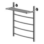 Полотенцесушитель водяной MyFrea MyLondon 600х500 мм с полкой хром