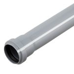 Труба канализационная Valfex Base d50x1500 мм пластиковая для внутренней канализации