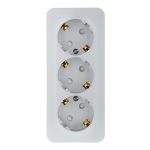 Розетка Systeme Electric Blanca накладная алюминий со шторками (BLNRA011313)