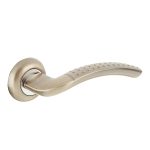 Ручка дверная Corsa Deco Rowan круглая розетка античная бронза