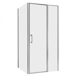 Душевой уголок Abber Sonnenstrand хром 100х85х195 см прямоугольник стекло прозрачное 6 мм (AG04100S-S85)