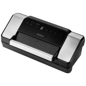 Вакуумный упаковщик Kitfort КТ-1532 черно-серый