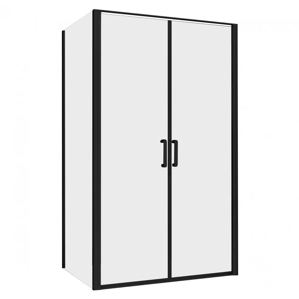 original-23320.jpg Душевой уголок Abber Sonnenstrand черный 100х85х195 см прямоугольник стекло прозрачное 6 мм (AG04100BC-S85B) — изображение 1