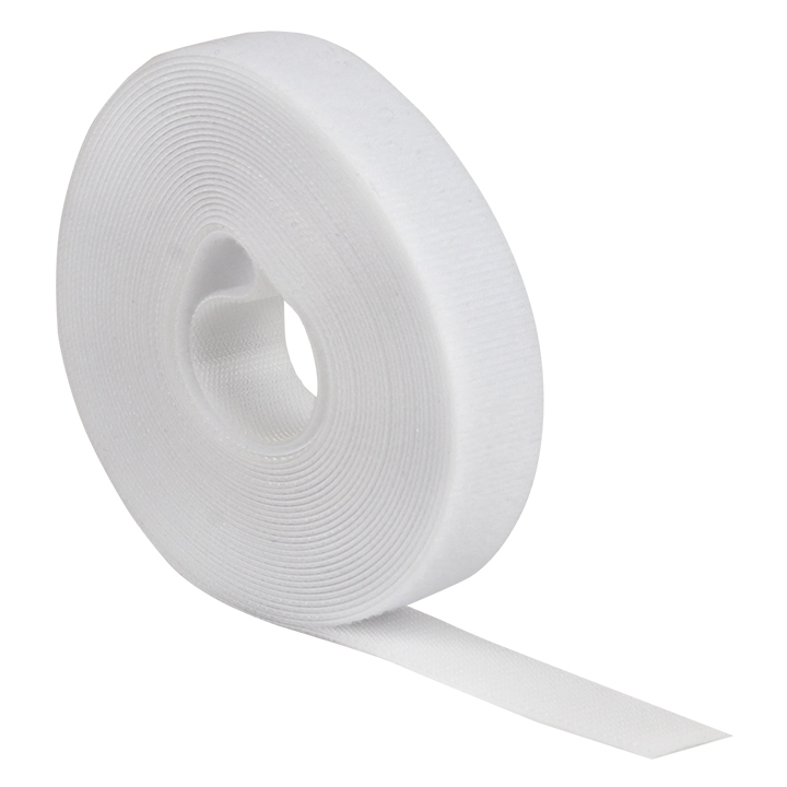 original-23548.jpg Хомут-липучка для крепления кабеля EKF PROxima 20 мм 5 м полиамидный белый (hlft-2-w) — изображение 1