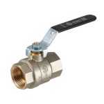 Кран шаровой латунный Stout SVB 1 ВР(г )х 1 ВР(г) полнопроходной ручка прямой (SVB-0001-200025)