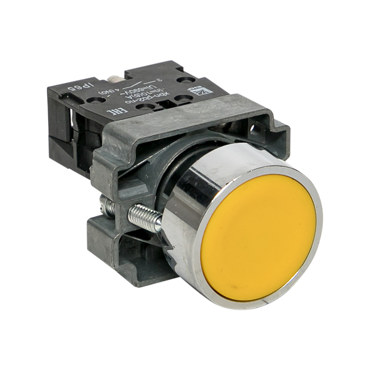 original-23663.jpg Кнопка EKF PROxima BA51 230 В IP65 металлическая желтая (xb2-ba51-65) — изображение 1